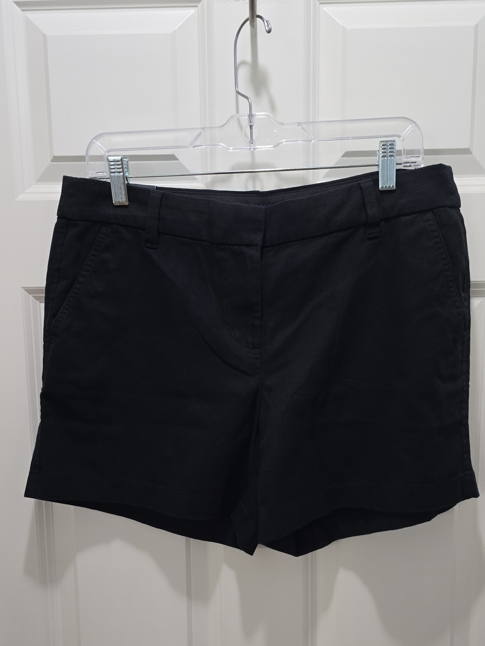 J Crew Women's Black Cotton Blend Shorts